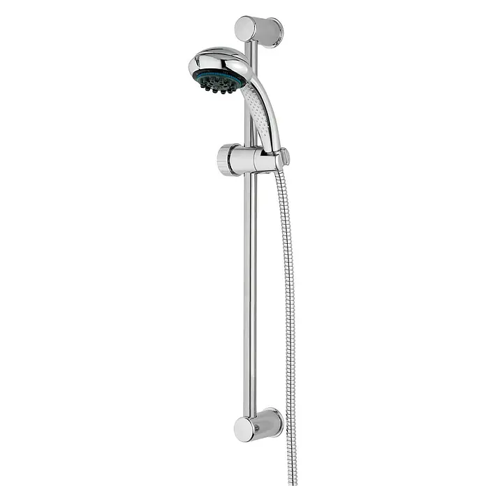 Rosto Brause-Set Tip-Top - Chrom - Diagonale Ansicht
