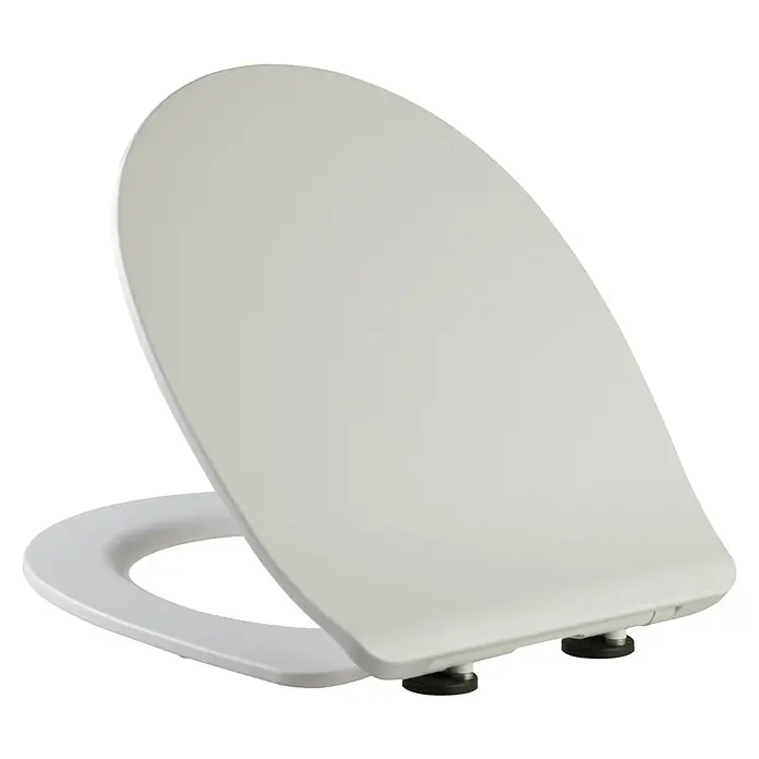 Rosto WC-Sitz Lord - Duroplast, Weiß - Diagonale Ansicht