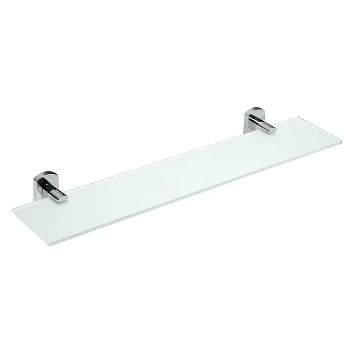 Tatay Saphir Estante para baño - Ancho: 50 cm, Vidrio, Cromo, Transparente