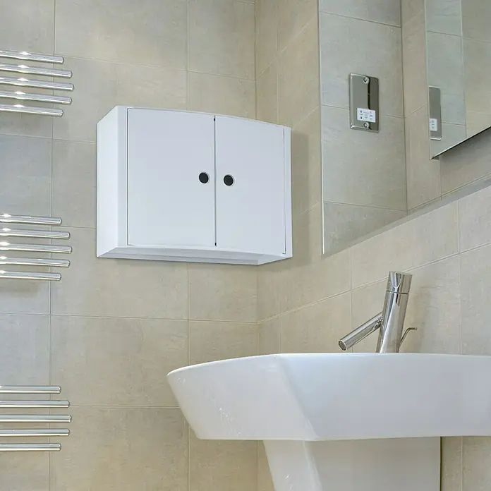 Tatay Armario colgante de baño - 15,5 x 46 x 32 cm, Blanco