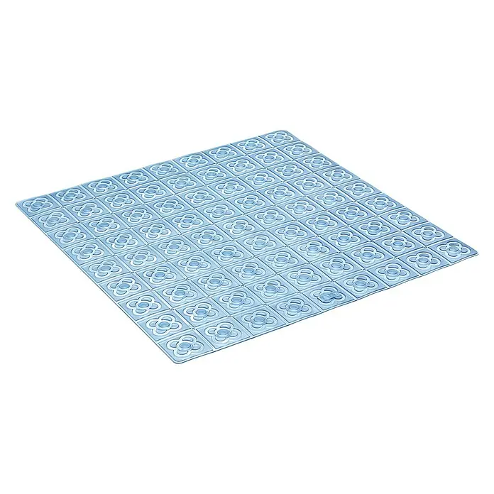Tatay Alfombra antideslizante para ducha BCN - 54 x 54 cm, PVC, Azul