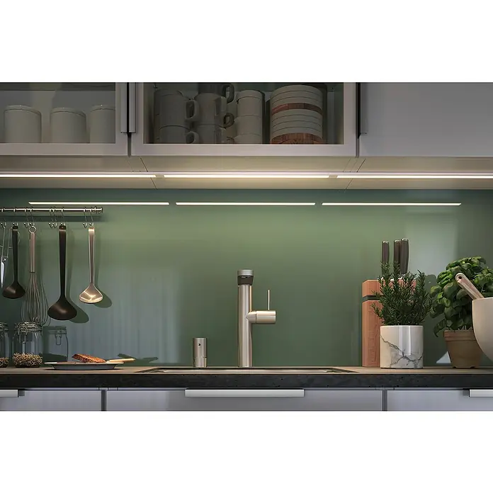 Paulmann Clever Connect Led-onderbouwverlichting Border - Lengte: 500 mm, Wit - Sfeeropname