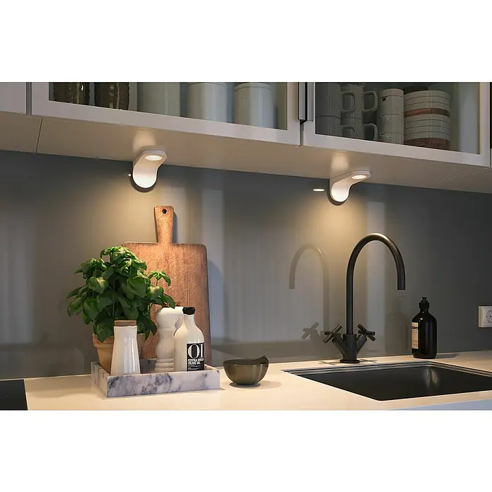 Paulmann Clever Connect Led-onderbouwverlichting Neda - Lengte: 151 mm, Wit - Sfeeropname