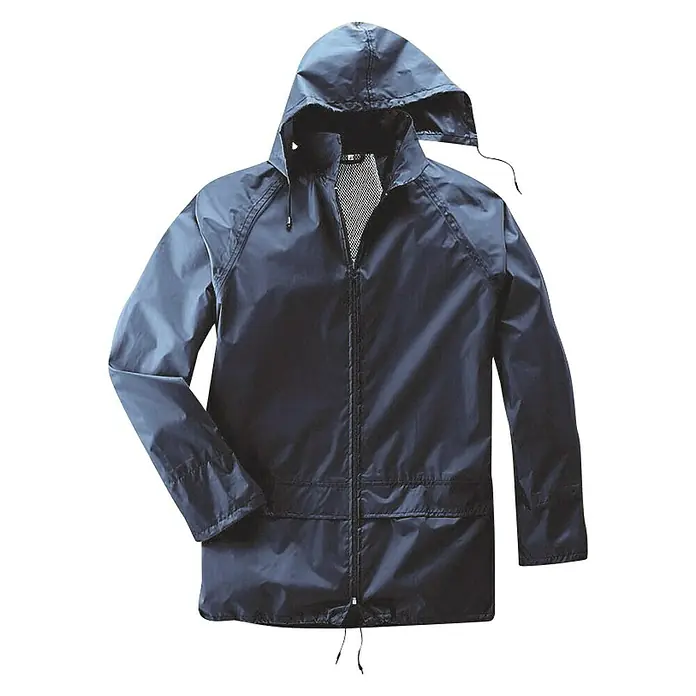 Scheibler Regenjacke - Blau, XL - Vorderansicht