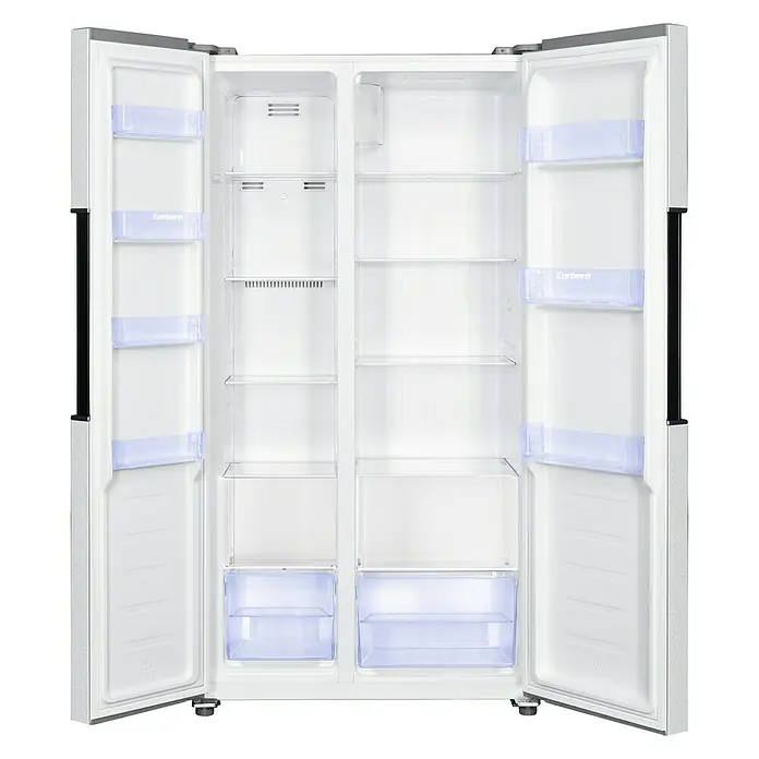 Corberó Nevera combi americana CFSBSH628NFX - Contenido útil total: 442 l, L x An x Al: 59,5 x 90,5 x 177 cm, Acero inoxidable