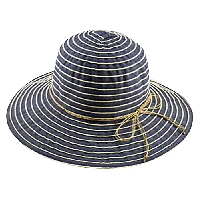 Scheibler Sonnenhut Maria - Blau/Weiß, Größe: 58, Geeignet für: Damen - Vorderansicht