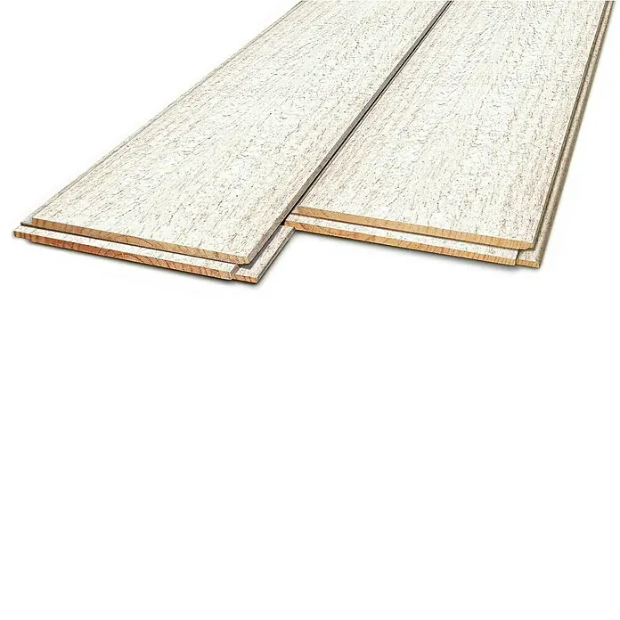 HDM Farmwood Wandpaneel - 200 x 14,5 cm, Hout, Wit - Close-up