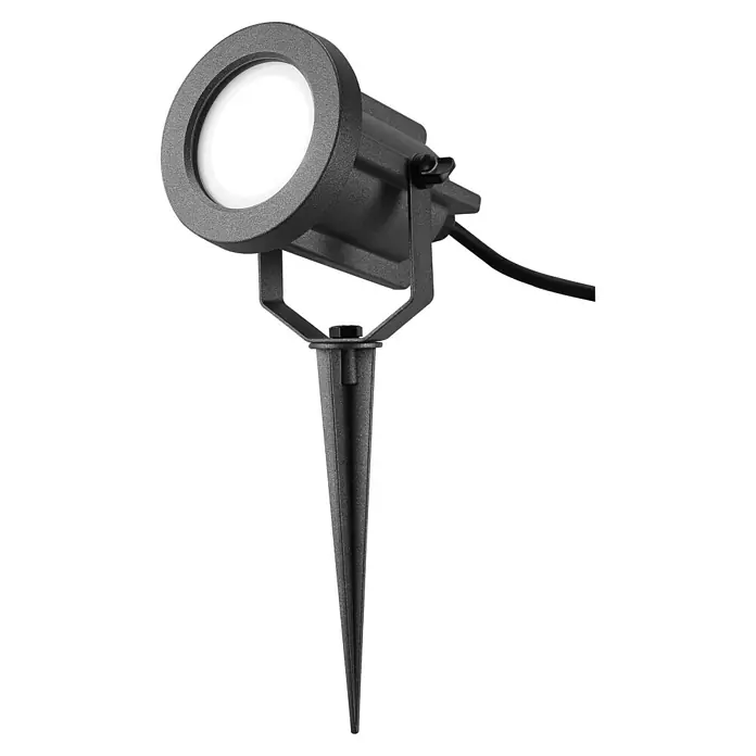 Lavida Milan LED-Außenleuchte - 8 W, Farbe Gehäuse: Schwarz, IP65 - Diagonale Ansicht