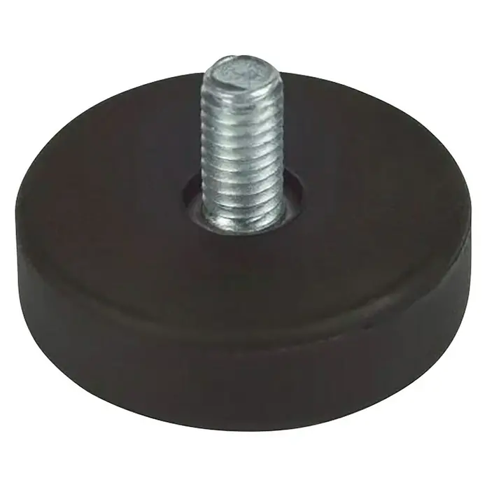 Fix-o-moll Topfmagnet Neodym Gewindebolzen - Durchmesser: 22 mm, Höhe: 13 mm, Traglast: 10 kg - Diagonale Ansicht