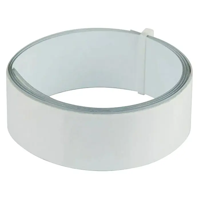Fix-o-moll Metallleiste selbstklebend - Weiß, L x B x H: 1.000 x 35 x 0,3 mm - Diagonale Ansicht