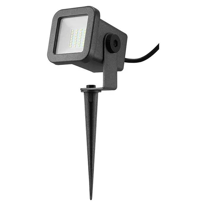 Lavida Milan LED-Außenleuchte - 8 W, Farbe Gehäuse: Schwarz, IP65 - Diagonale Ansicht
