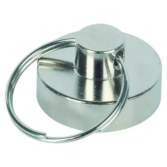 Fix-o-moll Magnet Neodym Schlüsselring - Durchmesser: 20 mm, Rund - Diagonale Ansicht