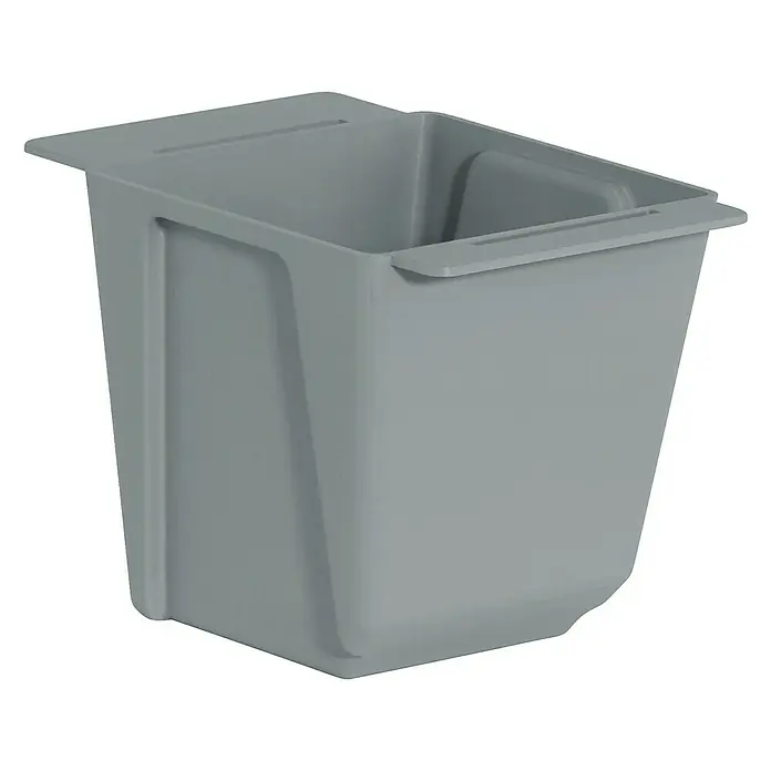 Geli Umetak za kutiju za biljke Easy - Vanjska dimenzija (D x Š x V): 10 x 10 x 10 cm, Plastika, Betonski sive boje - Dijagonalni pogled