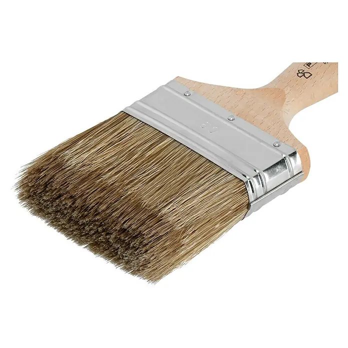 Profi Depot by Storch-Ciret Lasur-Flachpinsel - Breite Borsten: 80 mm, Mischborsten, Holz - Detailaufnahme