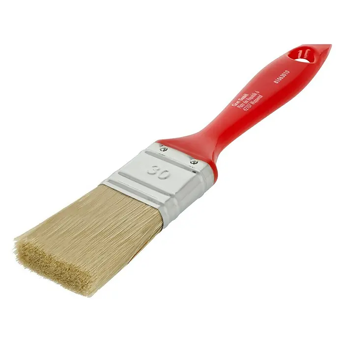 Platte kwast 30 mm - Breedte borstelhaar: 30 mm, Gemengd haar, Kunststof - Close-up