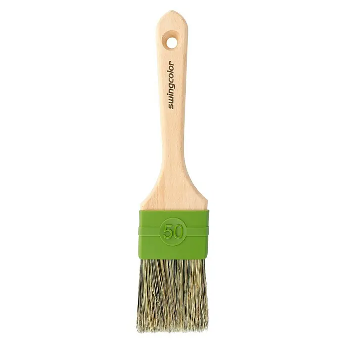 swingcolor Beizpinsel - Breite Borsten: 50 mm, Mischborsten, Holz - Draufsicht