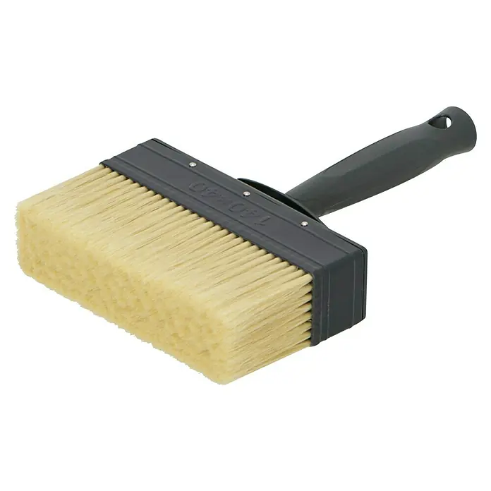 Blokkwast 140 mm - Breedte borstelhaar: 140 mm, Gemengde PET-haren, Kunststof - Diagonaal zicht