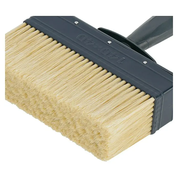 Blokkwast 140 mm - Breedte borstelhaar: 140 mm, Gemengde PET-haren, Kunststof - Close-up