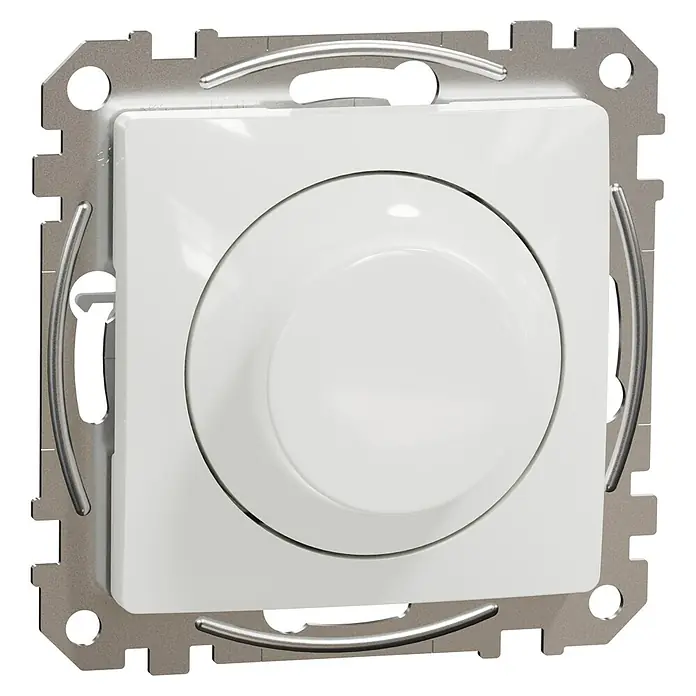 Schneider Electric Sedna Design & Elements Regulador luminoso Universal - Blanco, En pared - Vista angular
