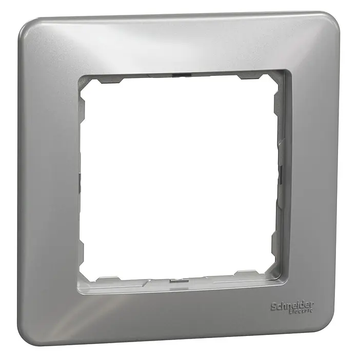 Schneider Electric Sedna Design & Elements Marco - Aluminio, x 1, Plástico, En pared - Vista angular