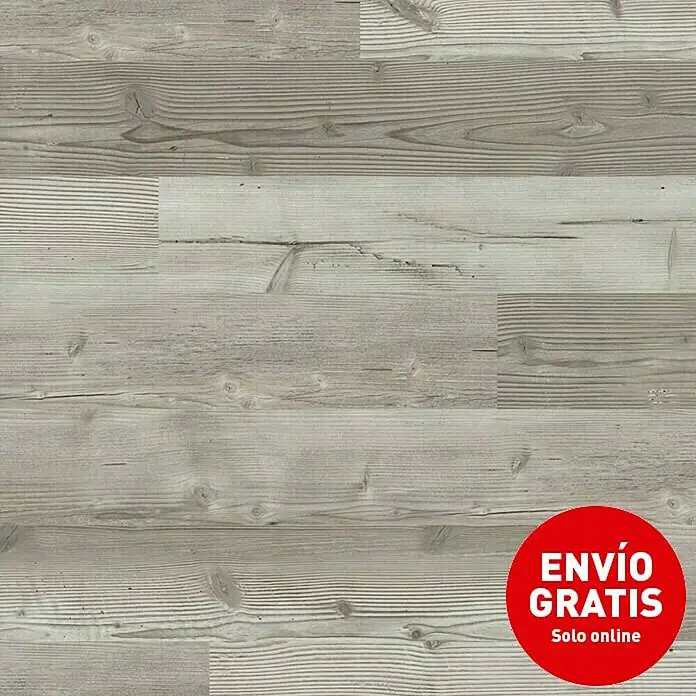 b!design Suelo de vinilo Clic Swiss Vintage - 1.220 x 190 x 4 mm, Efecto madera campestre - Imagen de campaña
