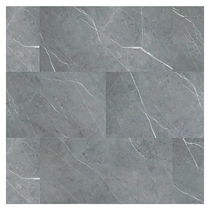 Aqua-Step Aqua Click XL Kliktegel Hawick - 95 cm x 47,5 cm x 4 mm, Hawick Grijs, SPC (Solid Polymer Core) - Bovenaanzicht