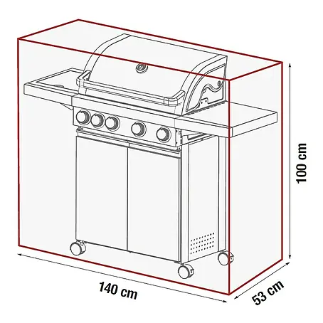 Grillstar  Funda protectora para barbacoa Atlanta 450