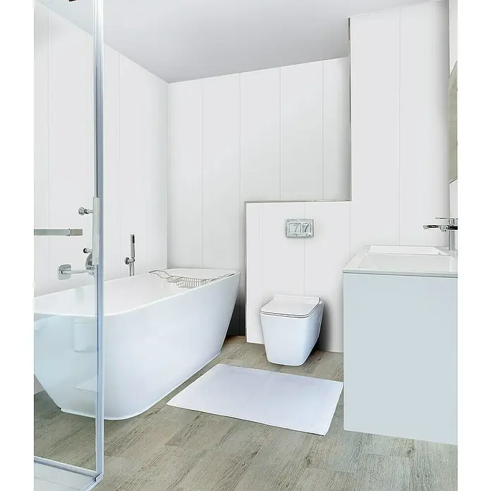 Aqua-Step Aqua Click XL Kliktegel Dublin - 95 cm x 47,5 cm x 4 mm, Dublin Wit, SPC (Solid Polymer Core) - Sfeeropname