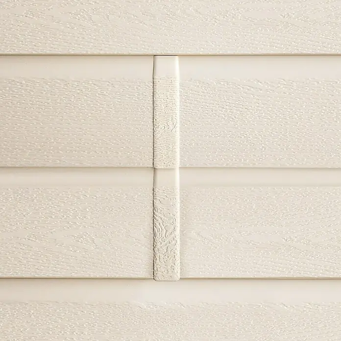 HDM Outdoor Stootprofiel verbinding voor gevelbekleding - Lengte: 33,3 cm, Pvc, Gebroken wit - Close-up