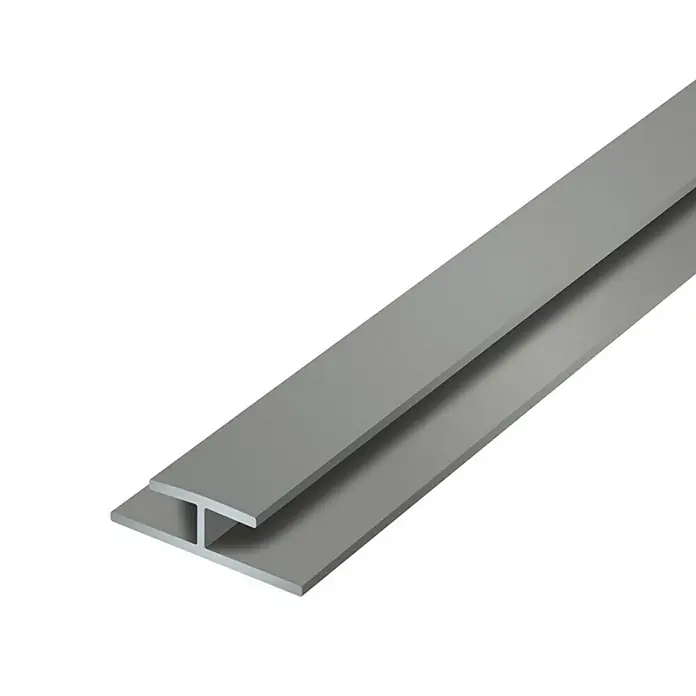 Aqua-Step H-profiel - 260 cm, Pvc, Grijs - Close-up