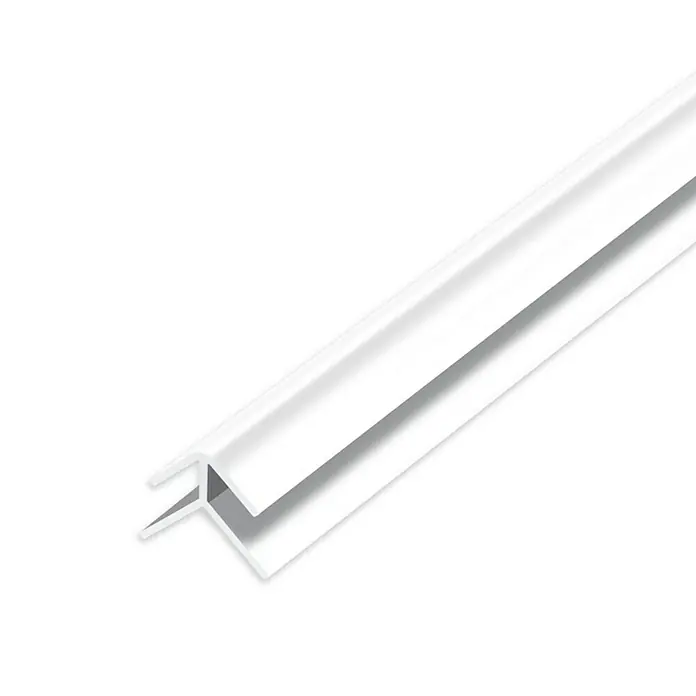 Aqua-Step Buitenhoekprofiel - 260 cm, Pvc, Wit - Close-up