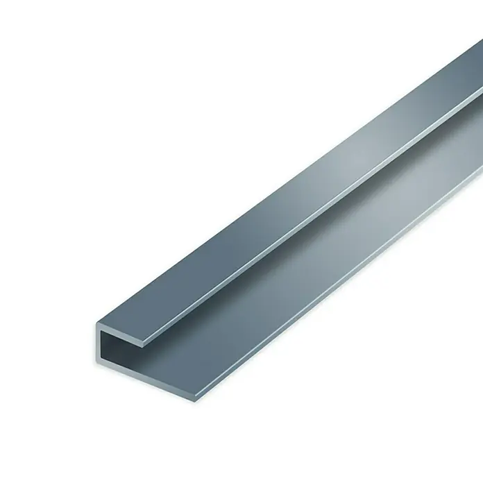 Aqua-Step U-profiel - 260 cm, Pvc, Aluminium - Close-up