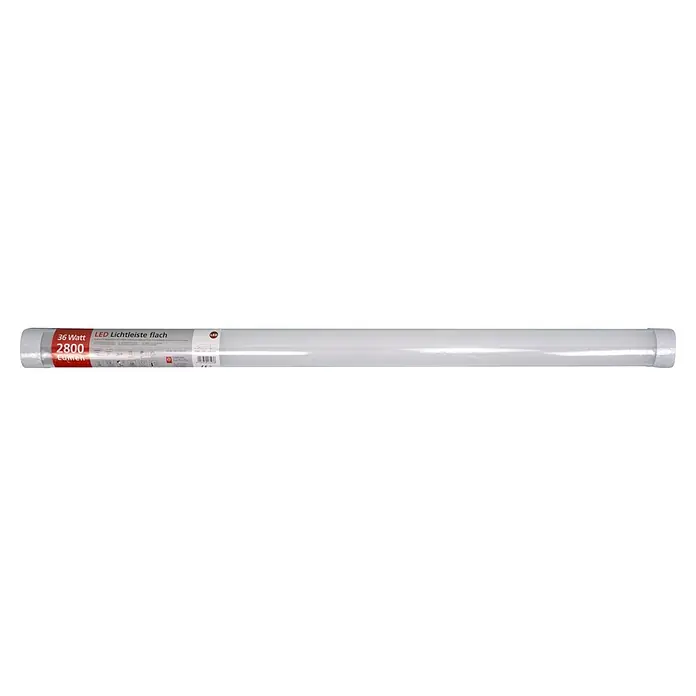 LED-Lichtleiste flach - 36 W, Neutralweiß, Länge: 118,5 cm, Weiß/Opal - Ansicht von oben