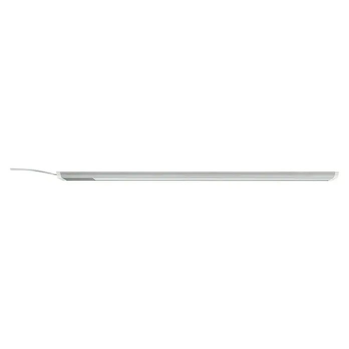 LED-Lichtleiste fine - 10 W, Neutralweiß, Länge: 60 cm, Weiß/Aluminium - Ansicht von oben