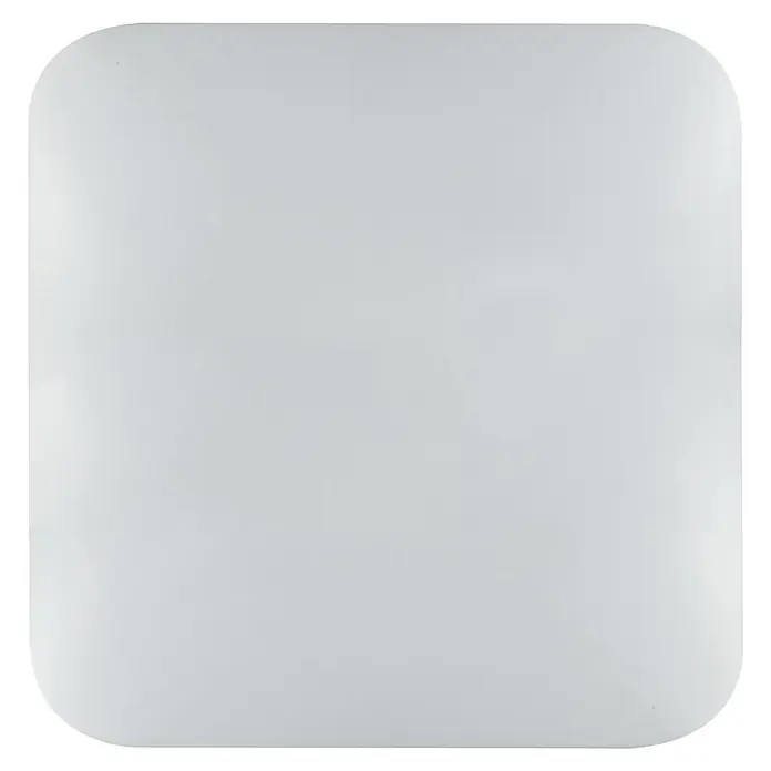 LED-Wand- & Deckenleuchte White - L x B x H: 33 x 33 x 6,2 cm, Weiß, Max. Leuchtmittelleistung: 24 W - Vorderansicht