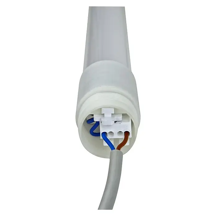 LED-Feuchtraum-Lichtleiste Tube - 38 W, Länge: 148,5 cm, Neutralweiß, Weiß - Detailaufnahme