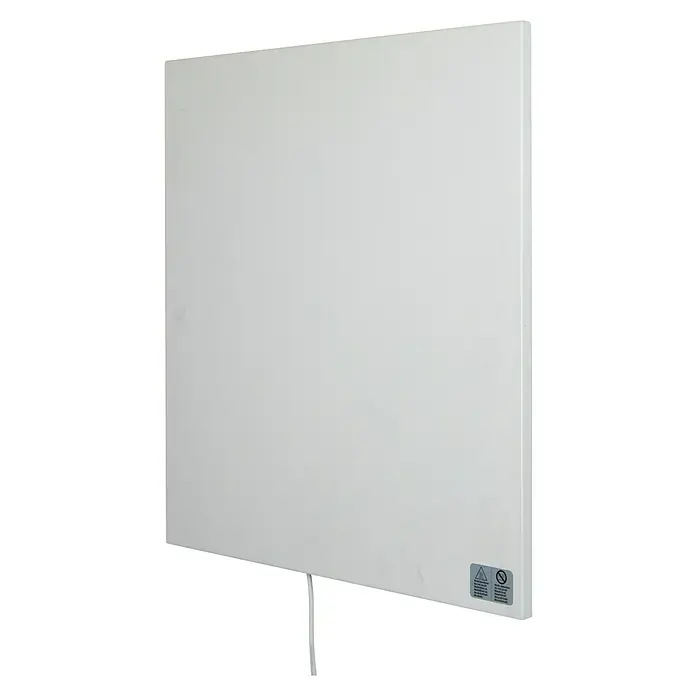 Infrarot-Flachheizkörper Infrae² Design - L x B x H: 60 x 40 x 3,3 cm, 240 W, Weiß - Diagonale Ansicht