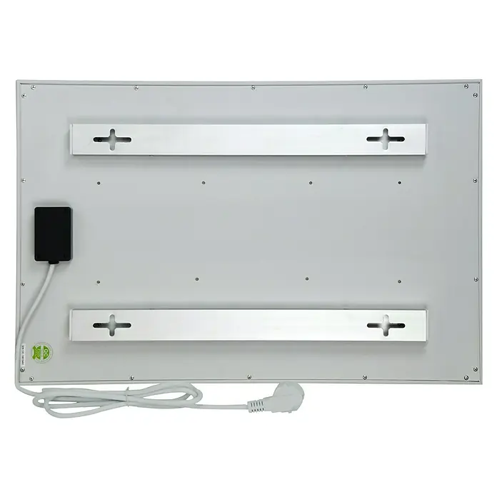 Infrarot-Flachheizkörper Infrae² Design - L x B x H: 60 x 40 x 3,3 cm, 240 W, Weiß - Rückansicht