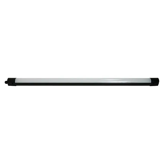 LED-Feuchtraum-Lichtleiste Pro - 36 W, Länge: 113 cm, Schwarz - Vorderansicht