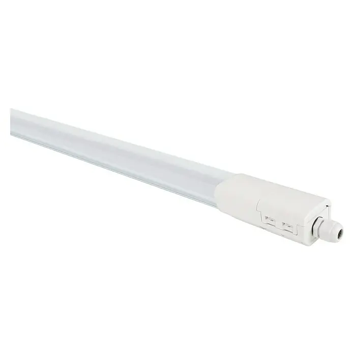 LED-Feuchtraum-Lichtleiste Plus - 60 W, Länge: 149,5 cm, Neutralweiß, Weiß - Diagonale Ansicht