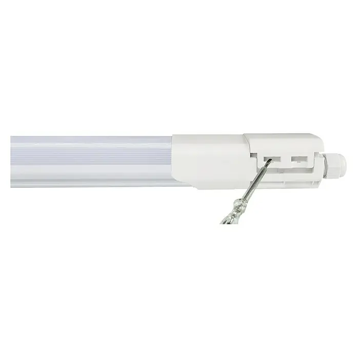 LED-Feuchtraum-Lichtleiste Plus - 60 W, Länge: 149,5 cm, Neutralweiß, Weiß - Detailaufnahme