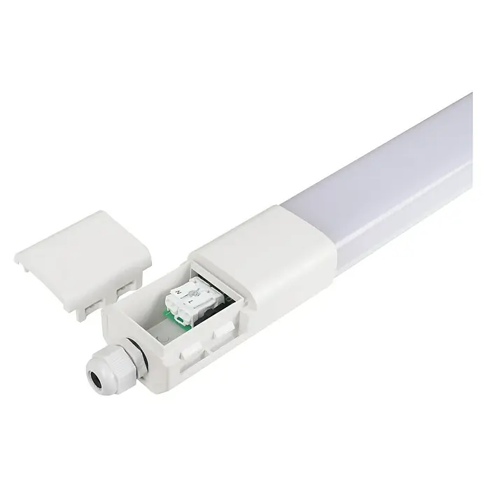 LED-Feuchtraum-Lichtleiste Plus - 60 W, Länge: 149,5 cm, Neutralweiß, Weiß - Detailaufnahme