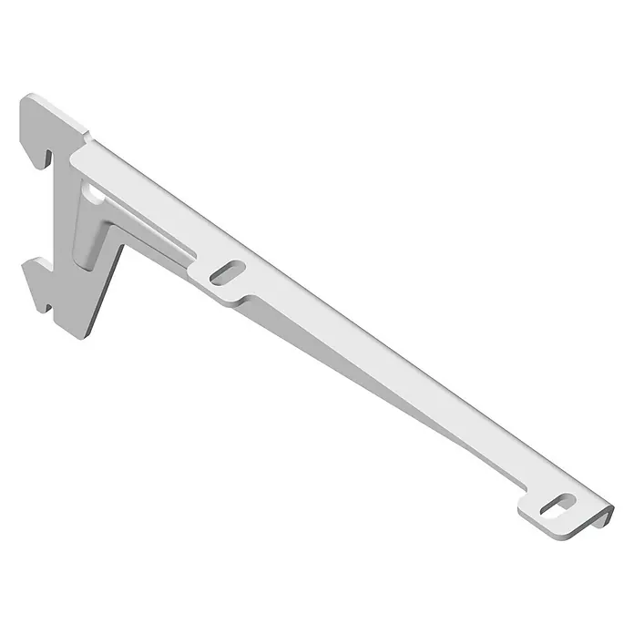 Element System Kutni nosač polica - Duljina: 18 cm, Bijele boje, Opteretivost: 55 kg, 1 par