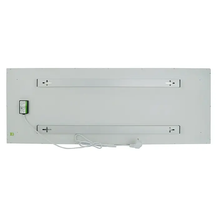 Infrarot-Flachheizkörper Infrae² Design - L x B x H: 110 x 40 x 3,3 cm, 450 W, Weiß - Rückansicht