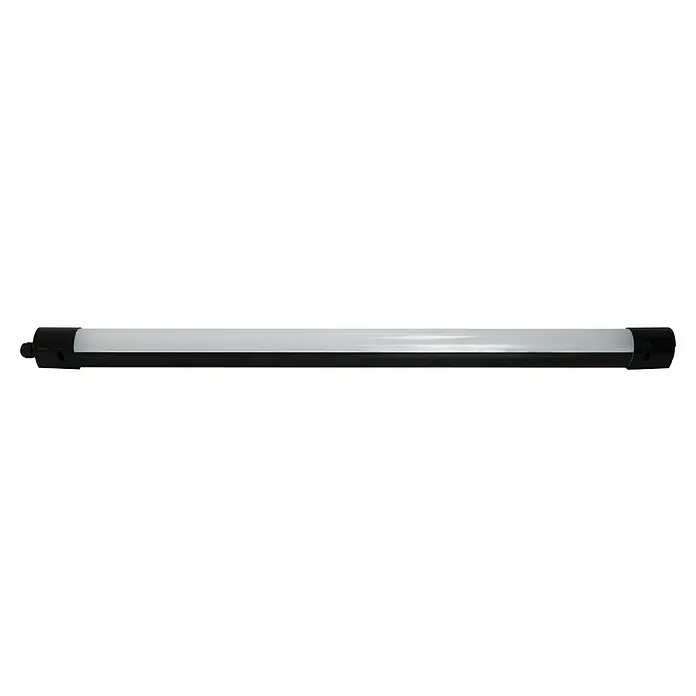 LED-Feuchtraum-Lichtleiste Pro - 18 W, Länge: 62 cm, Schwarz - Ansicht von oben