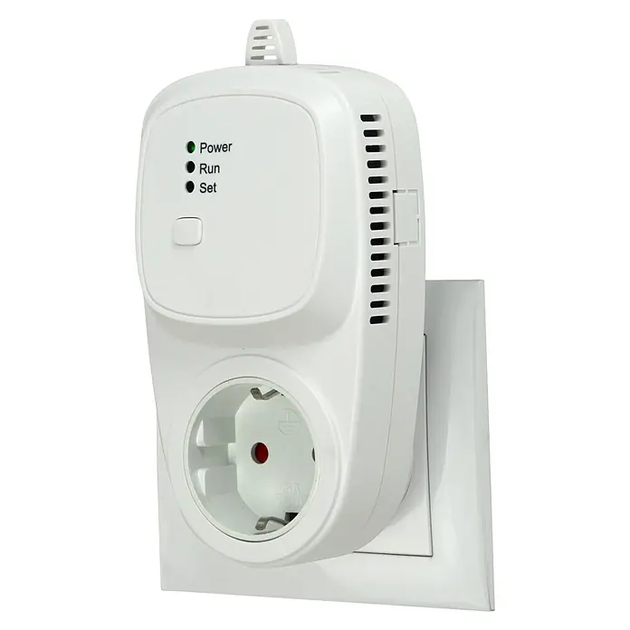Funksteckdose Infrae² WiFi - 3.600 W, Weiß - Diagonale Ansicht
