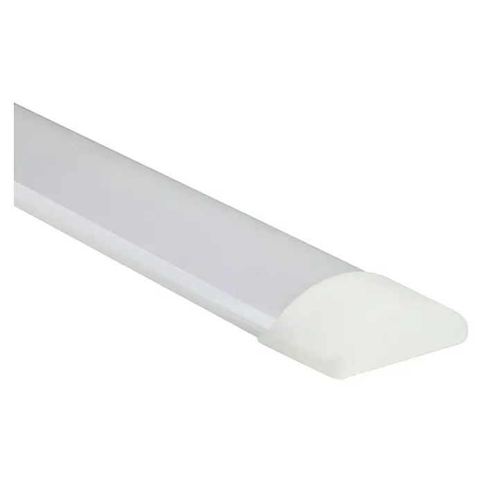 LED-Lichtleiste flach - 36 W, Neutralweiß, Länge: 118,5 cm, Weiß/Opal - Detailaufnahme