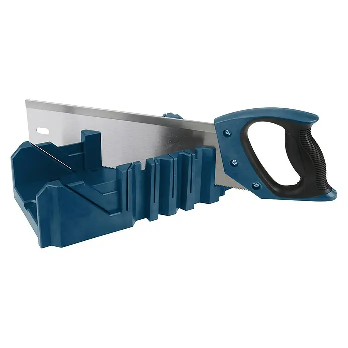 Alpha Tools Gehrungsschneidladen-Set - Blattlänge: 355 mm - Diagonale Ansicht