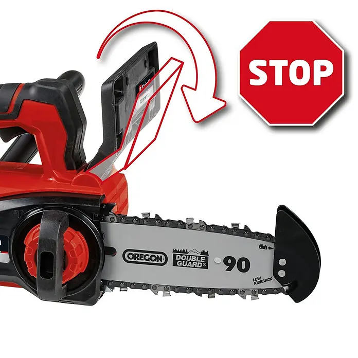 Einhell Motosierra de batería Fortexxa 18/20 TH - 18 V, Iones de litio, 1 batería, Longitud de la cuchilla: 20 cm - Primer plano