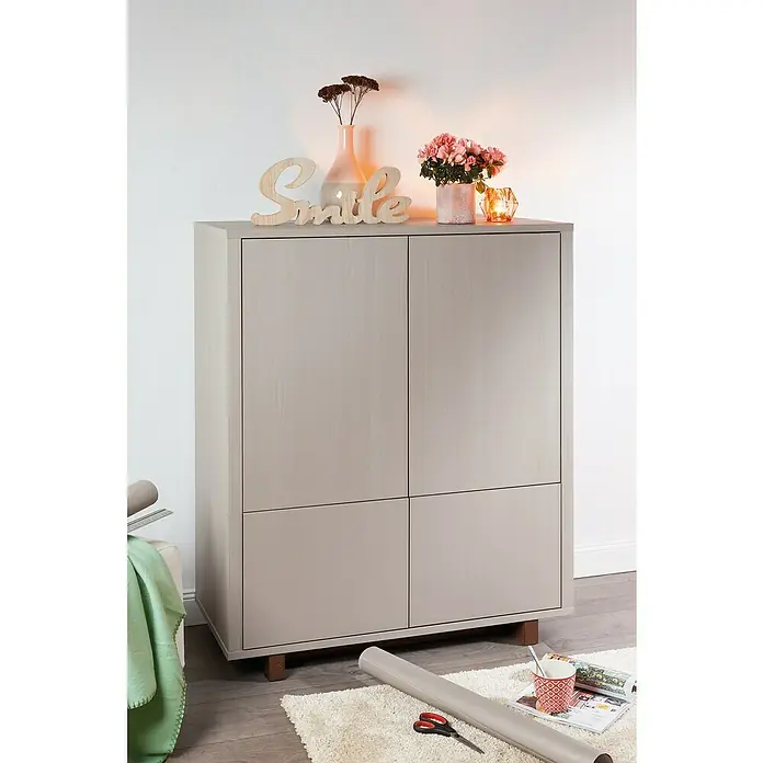 D-c-fix Lámina adhesiva efecto madera - 67,5 cm x 1,5 m, Gris - Foto ambiente
